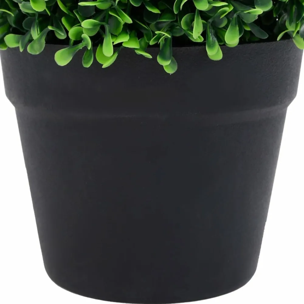 Maison Exclusive - Plantes de buis artificiel 2 pcs avec pots boule vert 32 cm Online