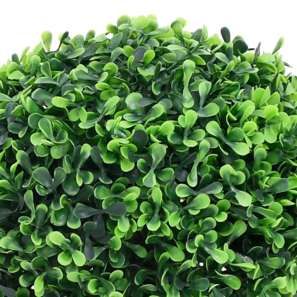 Maison Exclusive - Plantes de buis artificiel 2 pcs avec pots boule vert 37 cm Sale