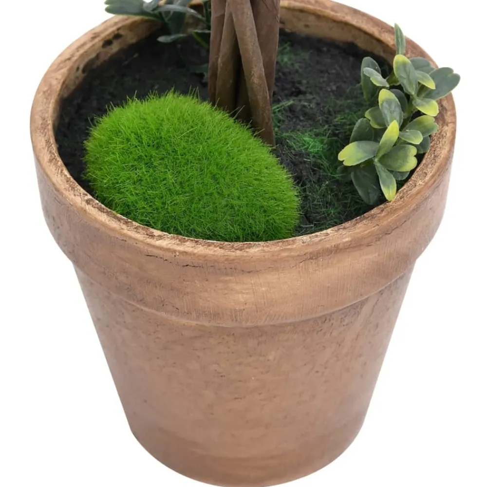 Maison Exclusive Plantes Artificielles | - Plantes de buis artificiel 2 pcs avec pots boule vert 33 cm