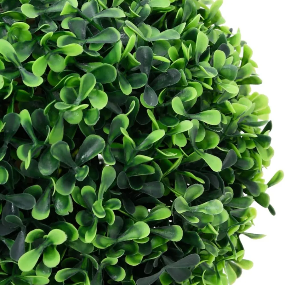 Maison Exclusive Plantes Artificielles | - Plantes de buis artificiel 2 pcs avec pots boule vert 27 cm