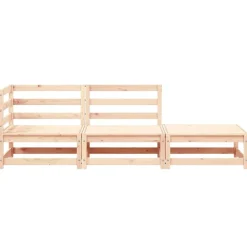 Maison Exclusive - Salon de jardin 3 pcs bois massif de pin Hot