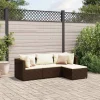 Maison Exclusive Salons De Jardin | - Salon de jardin 7 pcs avec coussins noir résine tressée