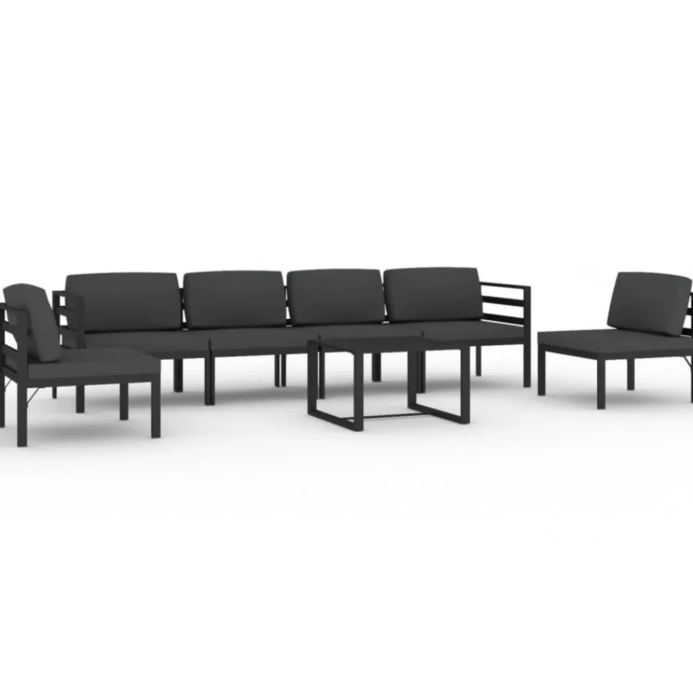 Maison Exclusive Salons De Jardin | - Salon de jardin 4 pcs avec coussins bois d'acacia solide