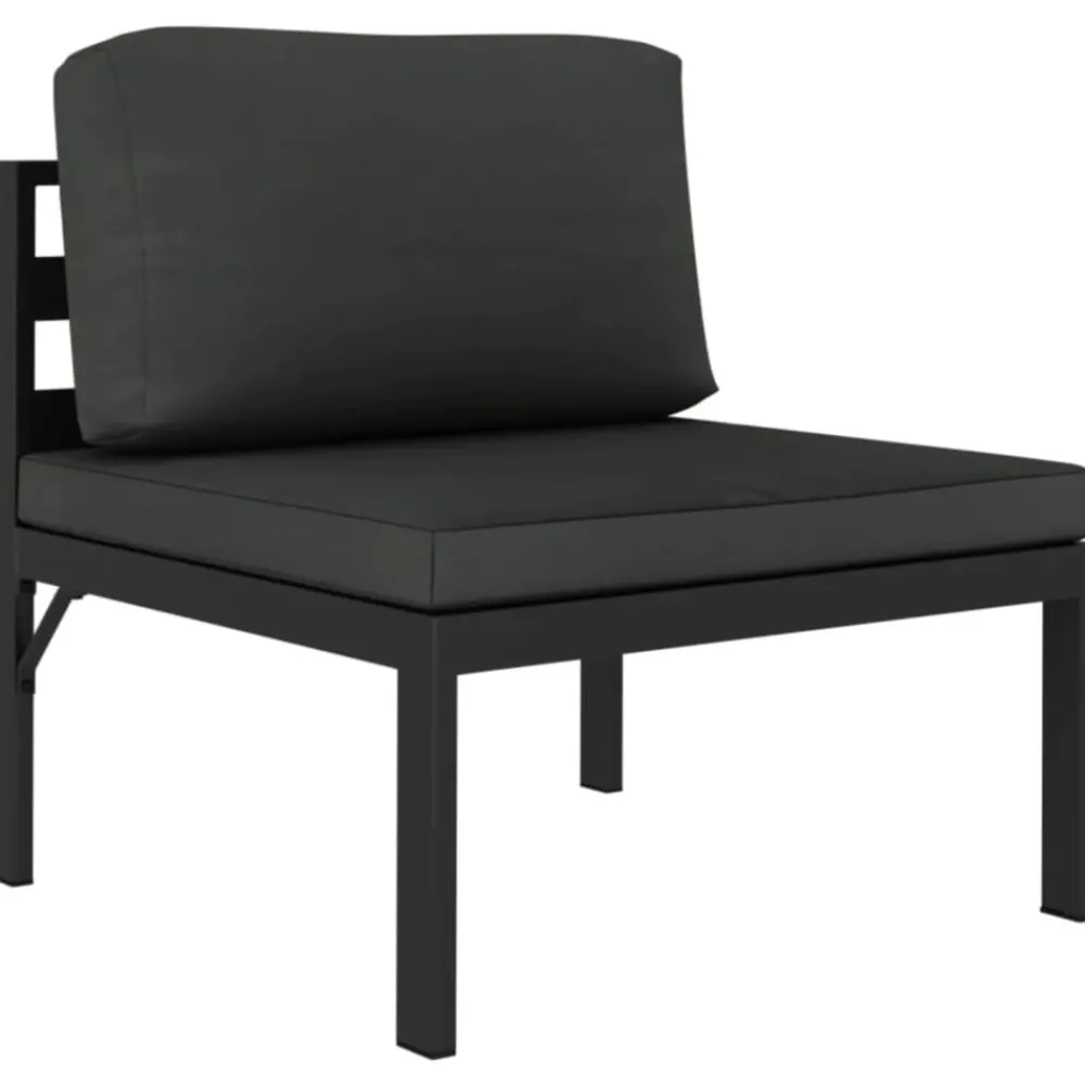 Maison Exclusive Salons De Jardin | - Salon de jardin 4 pcs avec coussins bois d'acacia solide