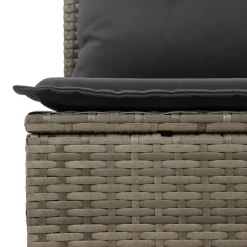 Maison Exclusive Salons De Jardin | - Salon de jardin 9 pcs avec coussins aluminium anthracite