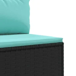 Maison Exclusive Salons De Jardin | - Salon de jardin 8 pcs avec coussins marron résine tressée