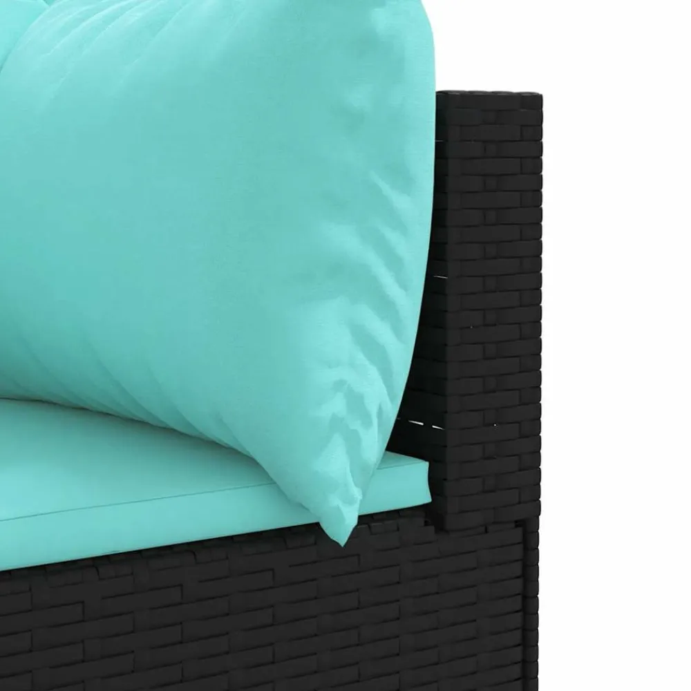 Maison Exclusive Salons De Jardin | - Salon de jardin 8 pcs avec coussins marron résine tressée