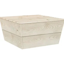 Maison Exclusive - Salon de jardin 2 pcs bois d'épicéa imprégné Discount