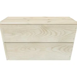 Maison Exclusive - Salon de jardin 2 pcs bois d'épicéa imprégné Discount