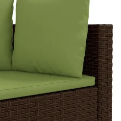 Maison Exclusive Salons De Jardin | - Salon de jardin 7 pcs avec coussins noir résine tressée