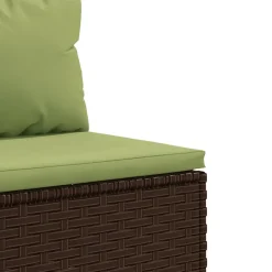 Maison Exclusive Salons De Jardin | - Salon de jardin 7 pcs avec coussins noir résine tressée