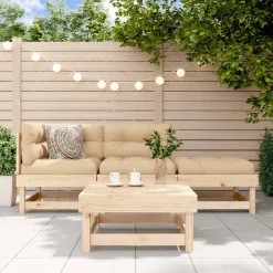 Maison Exclusive Salons De Jardin | - Salon de jardin 12 pcs bois de pin massif