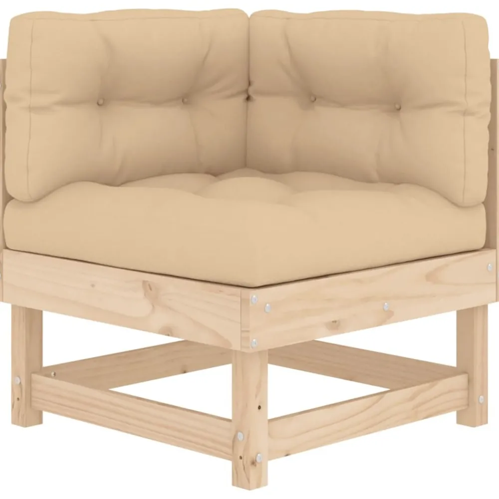 Maison Exclusive Salons De Jardin | - Salon de jardin 12 pcs bois de pin massif