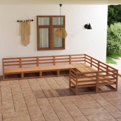 Maison Exclusive Salons De Jardin | - Salon de jardin 6 pcs bois de pin imprégné