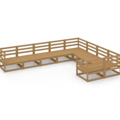 Maison Exclusive Salons De Jardin | - Salon de jardin 6 pcs bois de pin imprégné