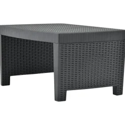 Maison Exclusive Salons De Jardin | - Salon de jardin avec coussins 5 pcs beige résine tressée