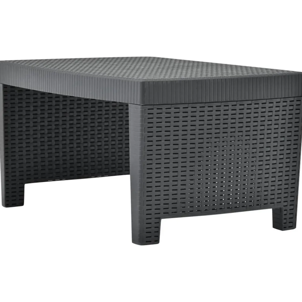 Maison Exclusive Salons De Jardin | - Salon de jardin avec coussins 5 pcs beige résine tressée