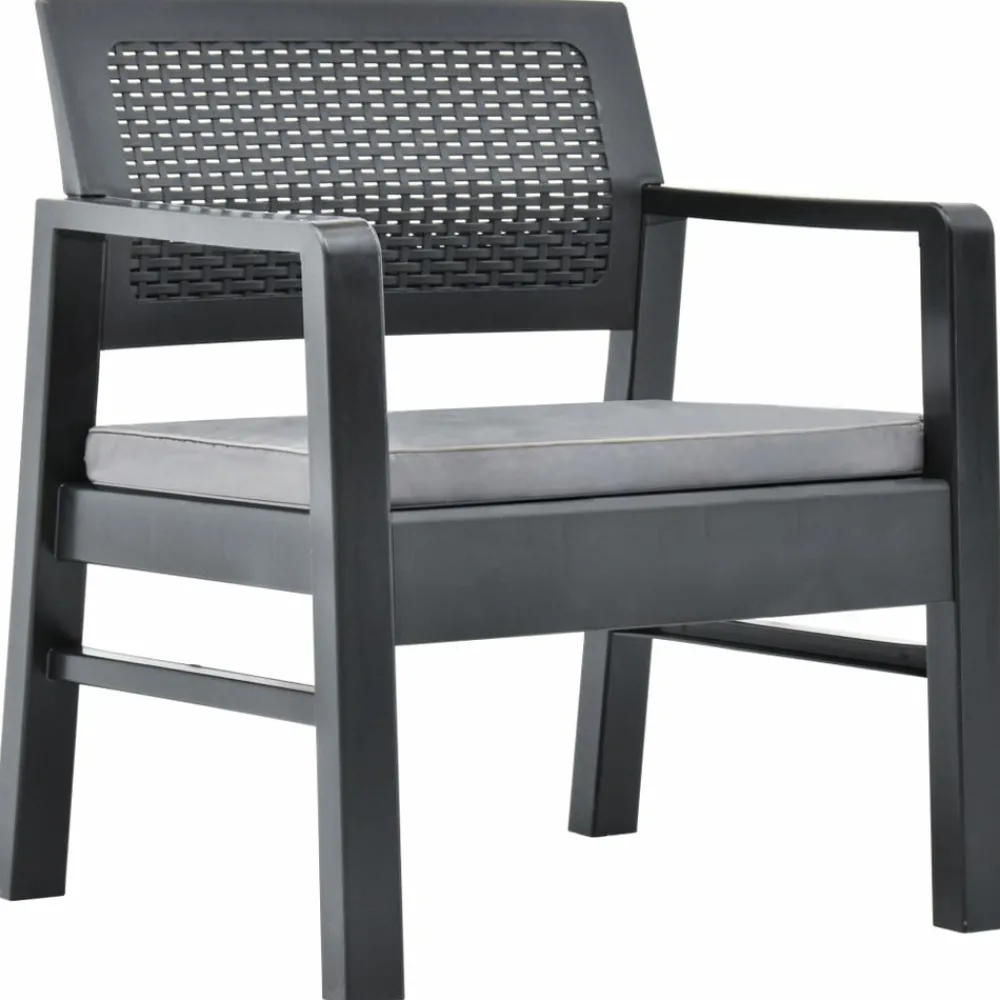 Maison Exclusive Salons De Jardin | - Salon de jardin avec coussins 5 pcs beige résine tressée