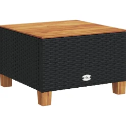Maison Exclusive Salons De Jardin | - Salon de jardin 12 pcs avec coussins noir résine tressée