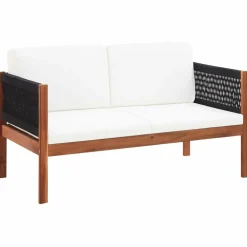 Maison Exclusive Salons De Jardin | - Salon de jardin 6 pcs avec coussins noir résine tressée