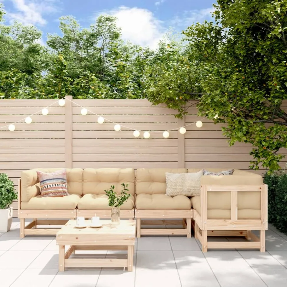 Maison Exclusive Salons De Jardin | - Salon de jardin avec coussins 4 pcs beige résine tressée