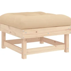 Maison Exclusive Salons De Jardin | - Salon de jardin avec coussins 4 pcs beige résine tressée