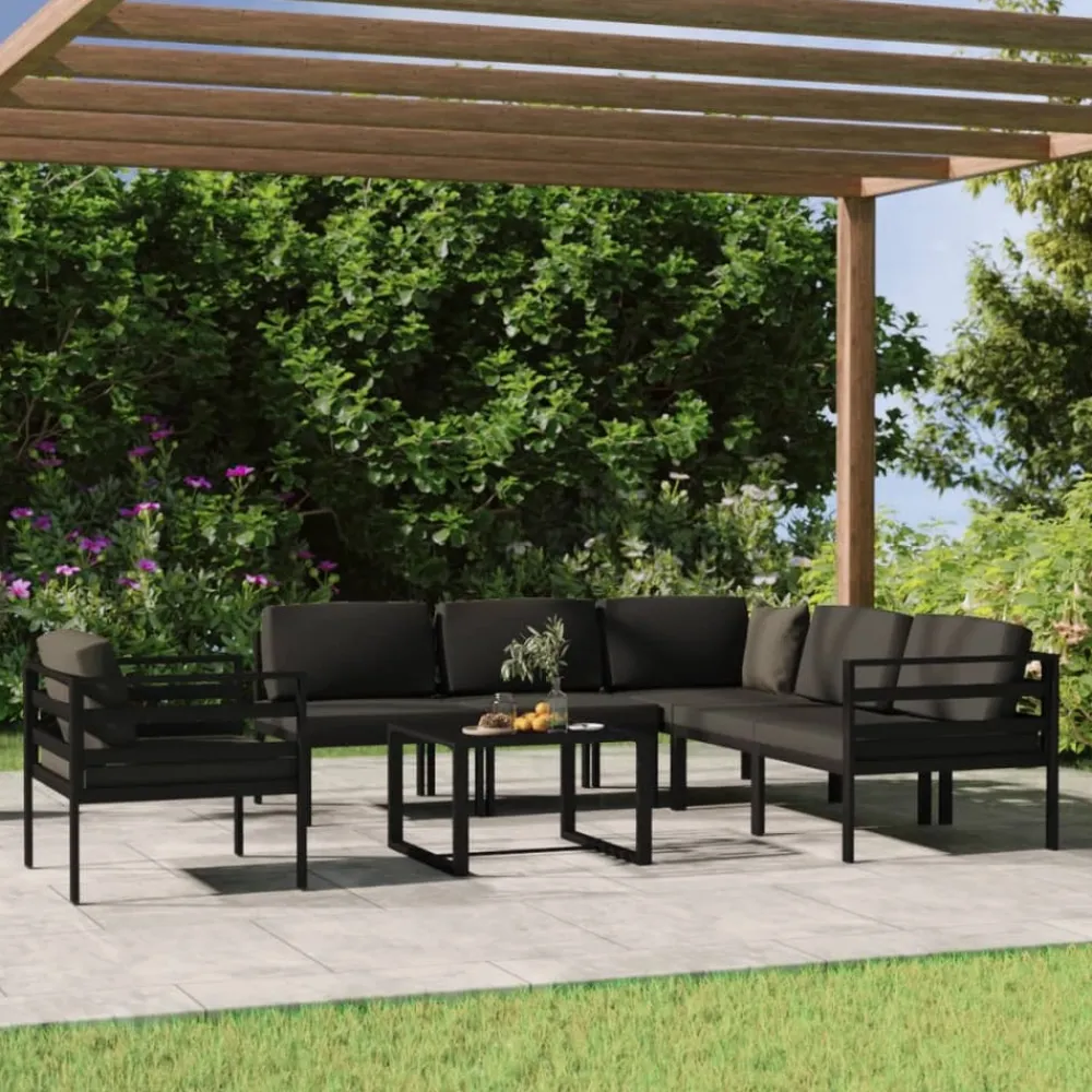 Maison Exclusive Salons De Jardin | - Salon de jardin 8 pcs bois massif douglas