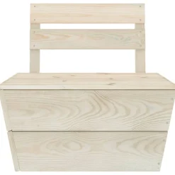 Maison Exclusive Salons De Jardin | - Salon de jardin palette 3 pcs bois d'épicéa imprégné