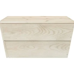 Maison Exclusive Salons De Jardin | - Salon de jardin palette 3 pcs bois d'épicéa imprégné