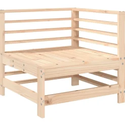 Maison Exclusive Salons De Jardin | - Salon de jardin 5 pcs avec coussins bois massif