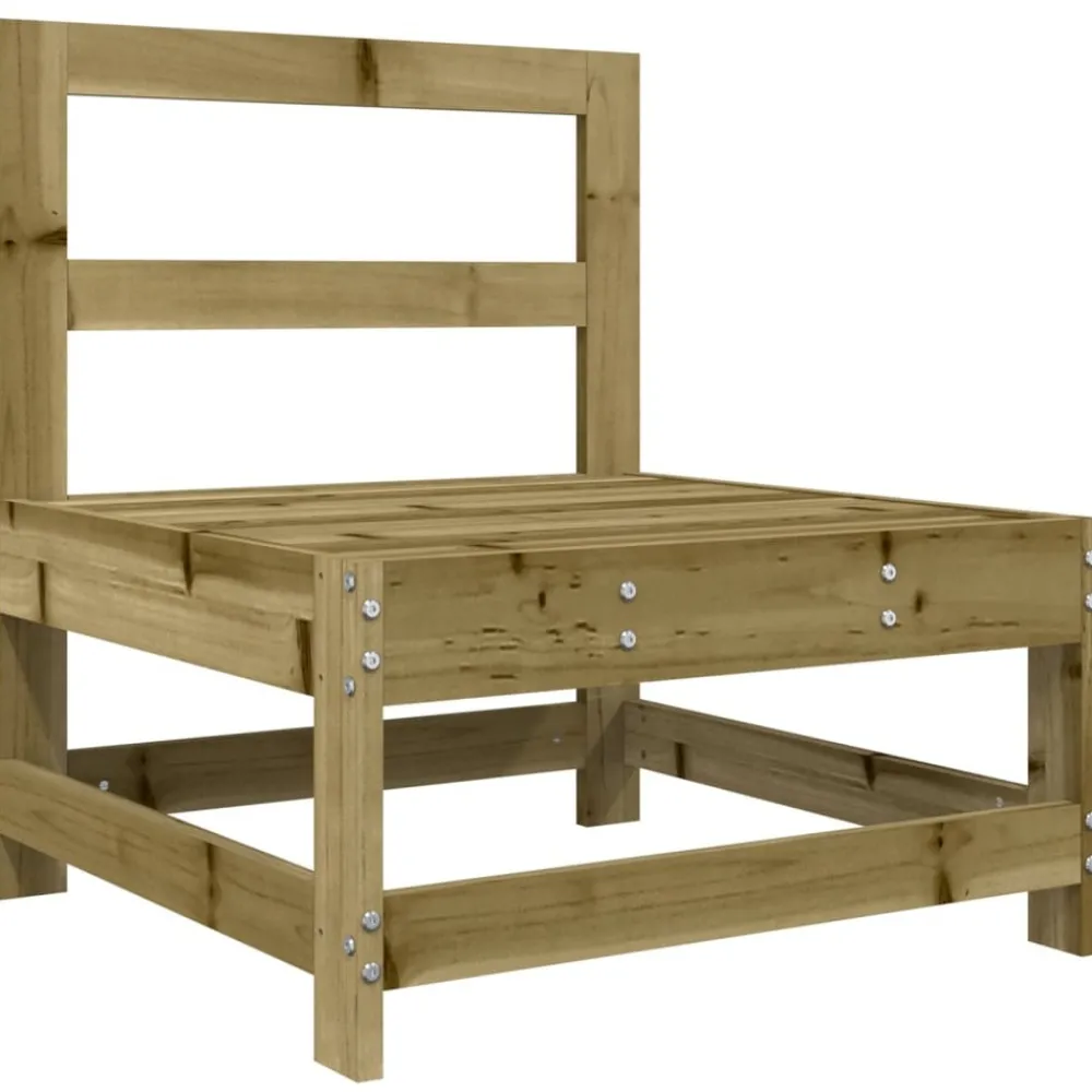 Maison Exclusive Salons De Jardin | - Salon de jardin 4 pcs bois de pin imprégné