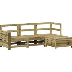 Maison Exclusive - Salon de jardin 4 pcs bois de pin imprégné Outlet