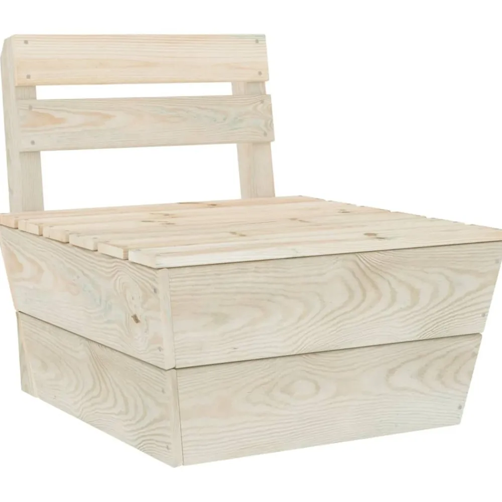Maison Exclusive Salons De Jardin | - Salon de jardin 12 pcs bois de pin massif