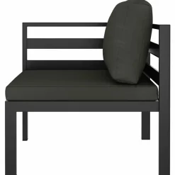 Maison Exclusive Salons De Jardin | - Salon de jardin 5 pcs avec coussins aluminium anthracite