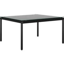 Maison Exclusive - Salon de jardin 6 pcs avec coussins noir pvc