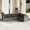 Maison Exclusive Salons De Jardin | - Salon de jardin 7 pcs avec coussins aluminium anthracite