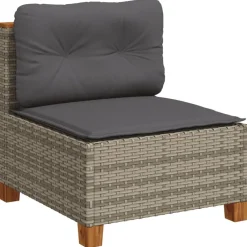 Maison Exclusive Salons De Jardin | - Salon de jardin 7 pcs avec coussins aluminium anthracite