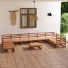 Maison Exclusive Salons De Jardin | - Salon de jardin 5 pcs bois de pin massif