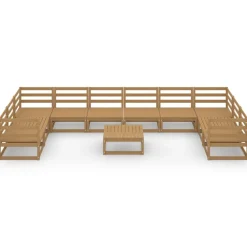 Maison Exclusive Salons De Jardin | - Salon de jardin 5 pcs bois de pin massif