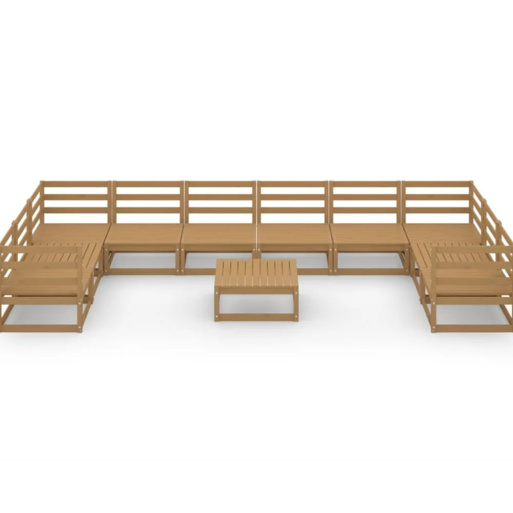 Maison Exclusive Salons De Jardin | - Salon de jardin 5 pcs bois de pin massif