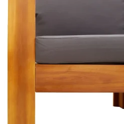 Maison Exclusive - Salon de jardin avec coussins 6 pcs bois d'acacia solide Discount