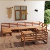 Maison Exclusive Salons De Jardin | - Salon de jardin avec coussins 10 pcs beige résine tressée