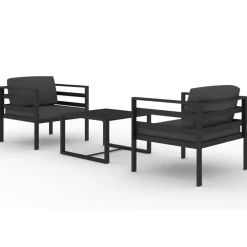 Maison Exclusive Salons De Jardin | - Salon de jardin avec coussins 5 pcs bois d'acacia solide