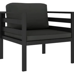 Maison Exclusive Salons De Jardin | - Salon de jardin avec coussins 5 pcs bois d'acacia solide
