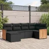 Maison Exclusive Salons De Jardin | - Salon de jardin avec coussins 9 pcs beige résine tressée