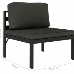 Maison Exclusive Salons De Jardin | - Salon de jardin avec coussins 5 pcs beige résine tressée