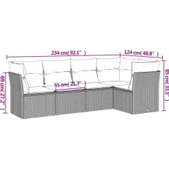 Maison Exclusive Salons De Jardin | - Salon de jardin palette 11 pcs bois d'épicéa imprégné