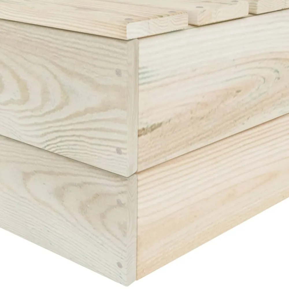 Maison Exclusive Salons De Jardin | - Salon de jardin palette 11 pcs bois d'épicéa imprégné