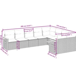 Maison Exclusive Salons De Jardin | - Salon de jardin 5 pcs avec coussins noir résine tressée