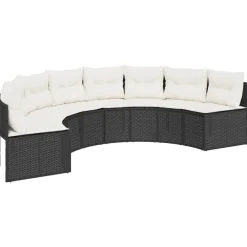 Maison Exclusive Salons De Jardin | - Salon de jardin 8 pcs avec coussins bois massif